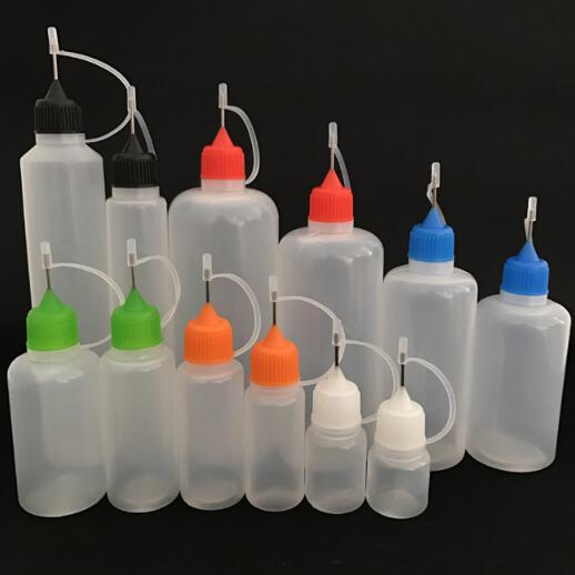 Empty E Liquid Plastic Dropper Bottles 