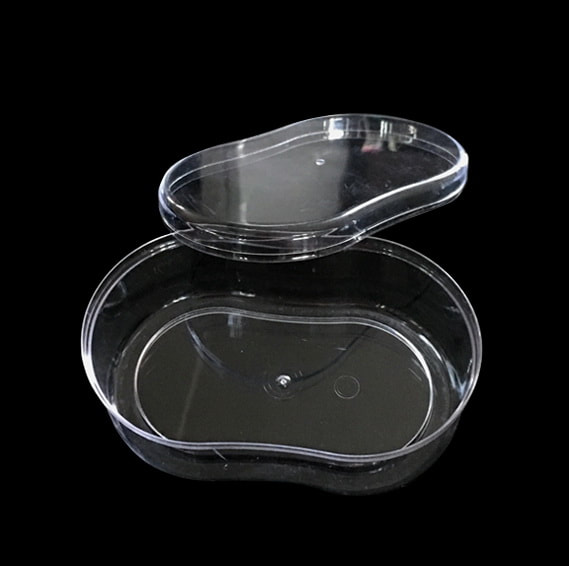 Oval Clear Plastic Box