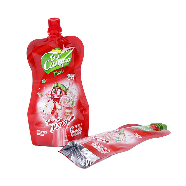 Custom tomato sauce spout pouch ketchup liquid packaging bags